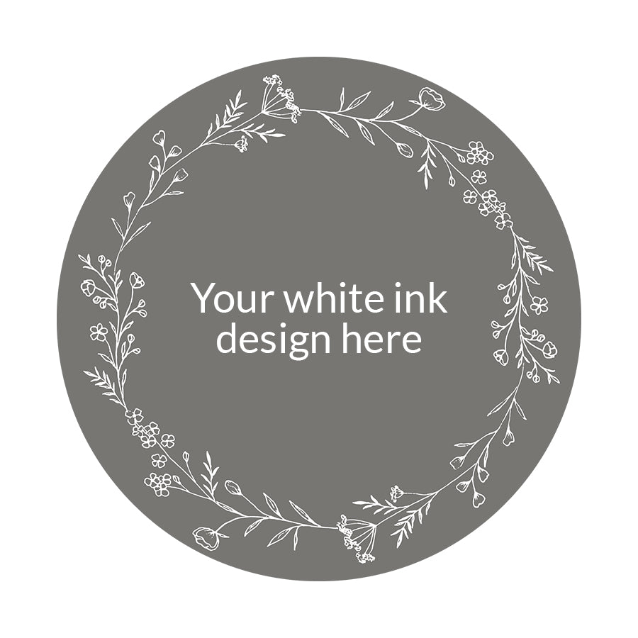 Personalized Wedding Table Numbers | Semi-Custom White Ink Print | Signature Design 1