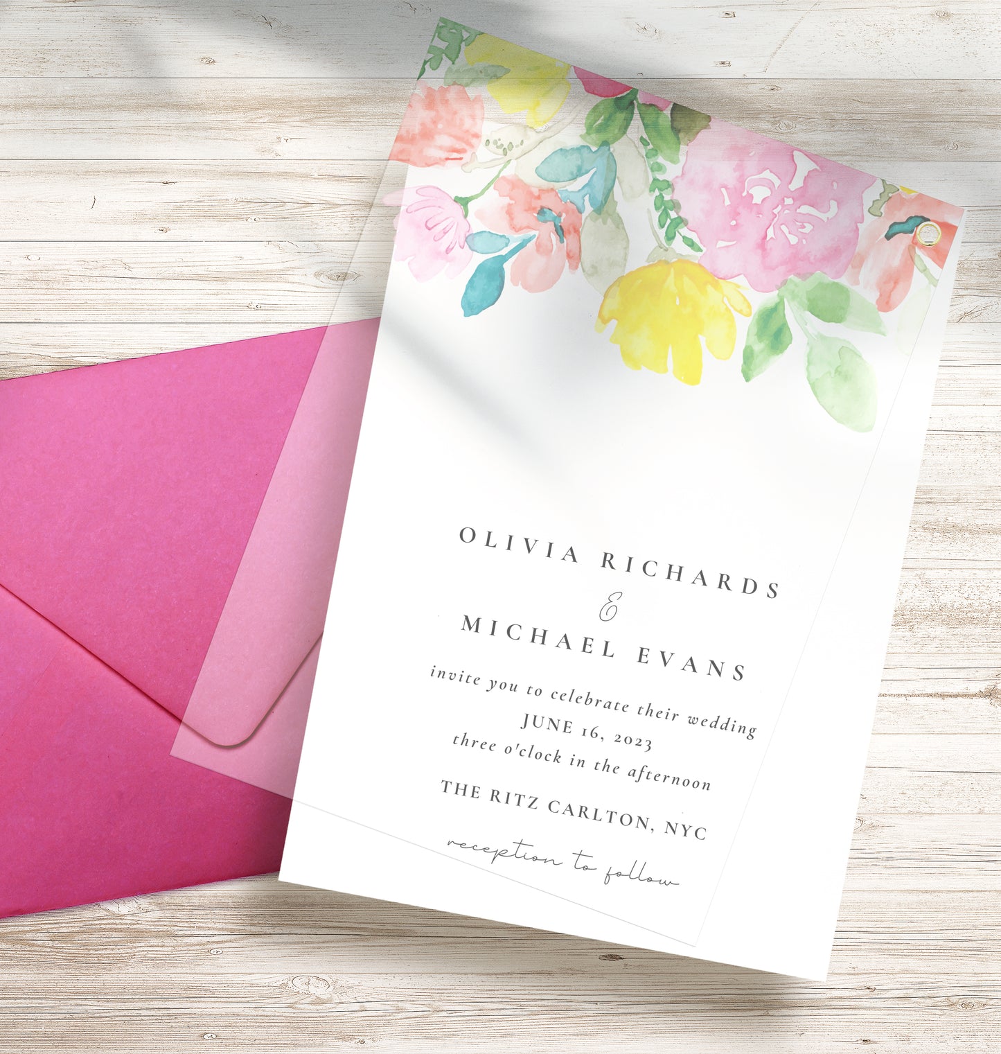 Free Garden-Inspired Vellum Overlay Template | Print-and-Cut PNG & Printable PDF - Design 10