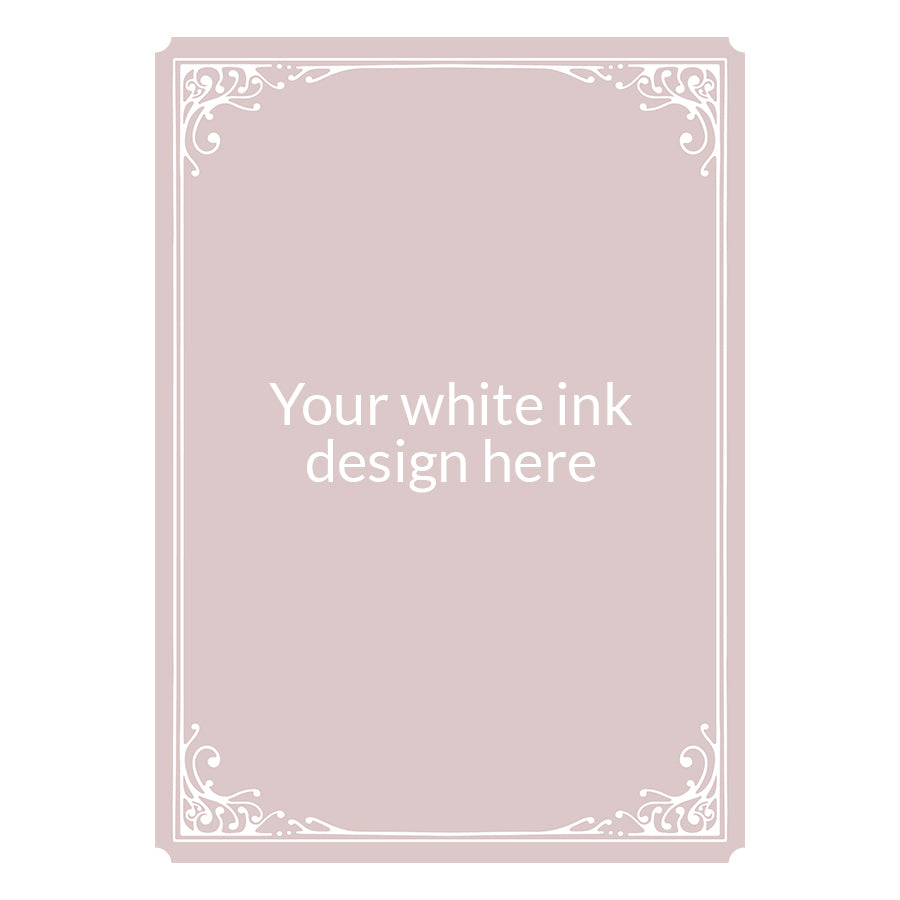 Personalized Wedding Table Numbers | Semi-Custom White Ink Print | Signature Design 12