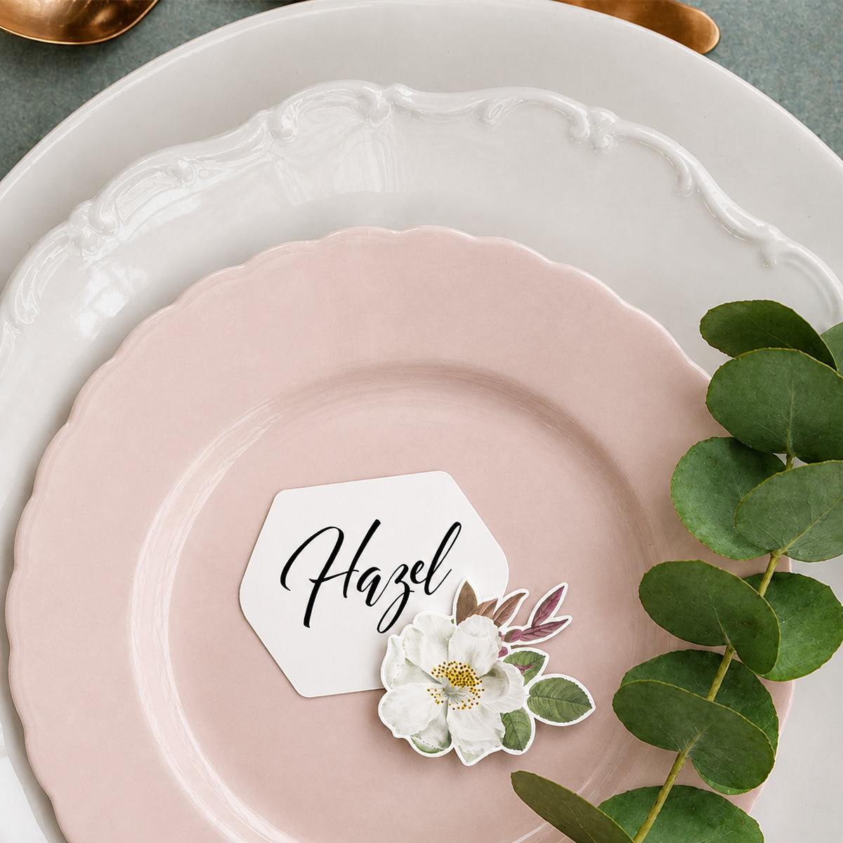 Personalized Wedding Place Cards | Semi-Custom Print | Signature Design 63