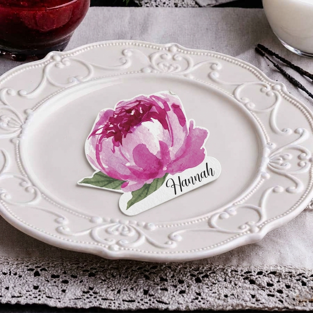 Personalized Wedding Place Cards | Semi-Custom Print | Signature Design 65