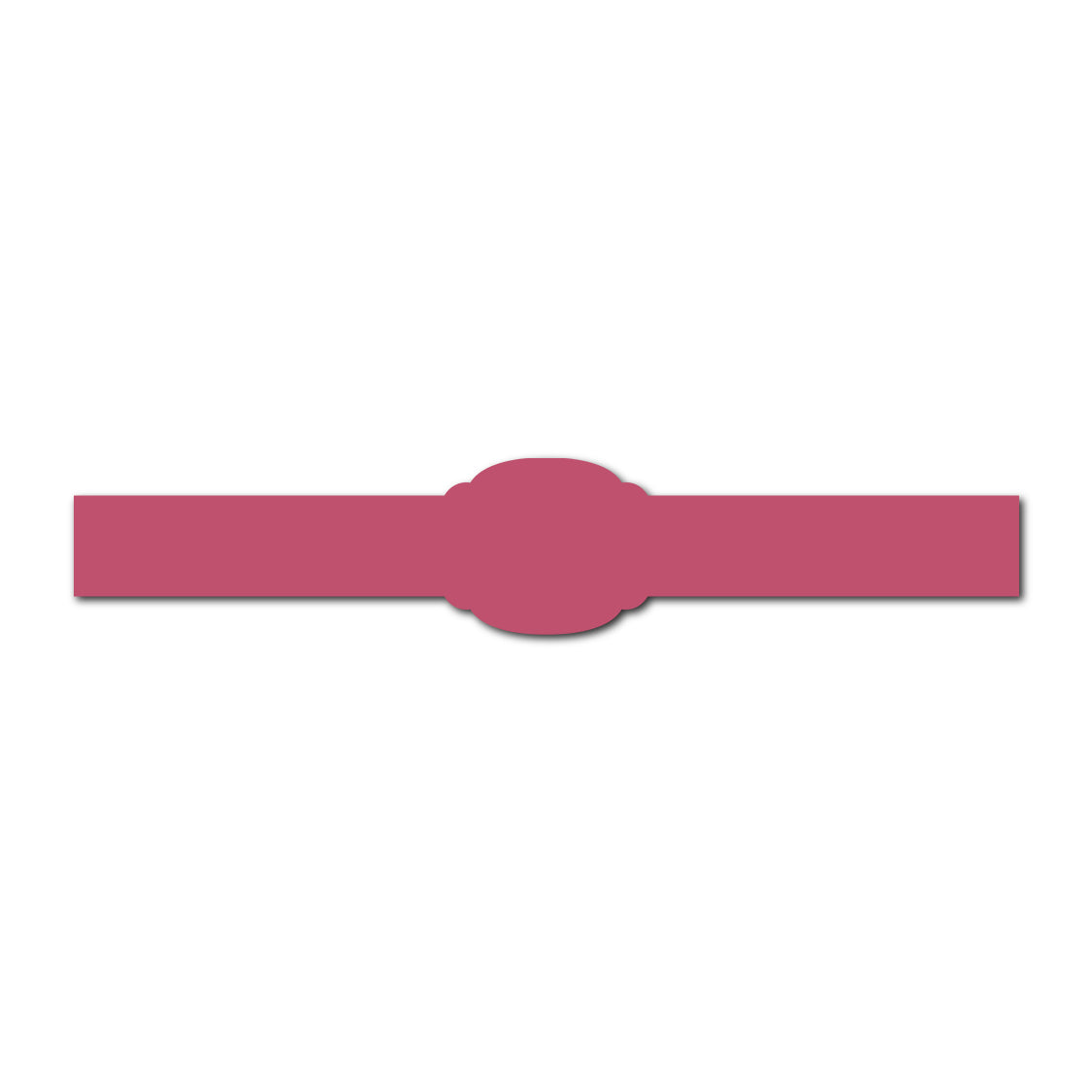 Portrait Wedding Invitation Belly Band SVG Template | Thin - Shape 17