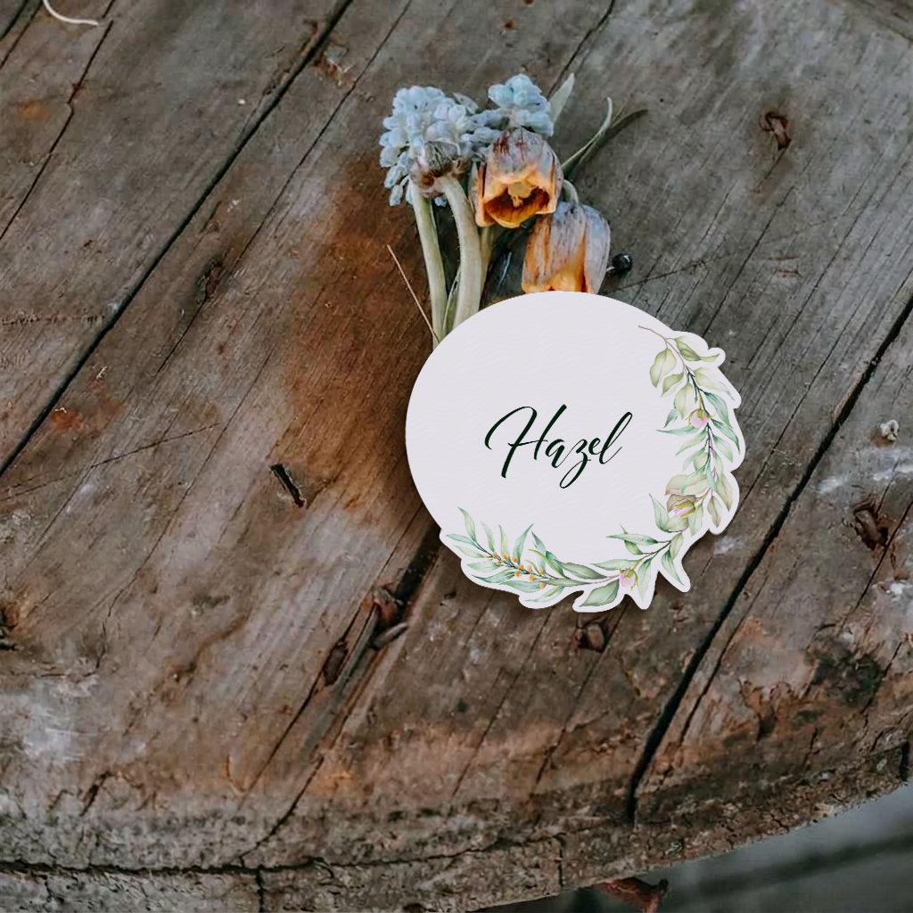 Personalized Wedding Place Cards | Semi-Custom Print | Signature Design 69