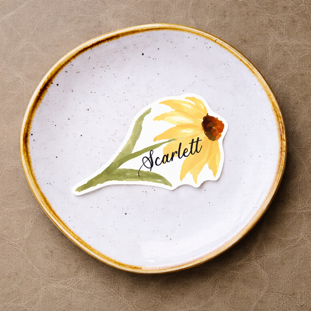 Personalized Wedding Place Cards | Semi-Custom Print | Signature Design 19