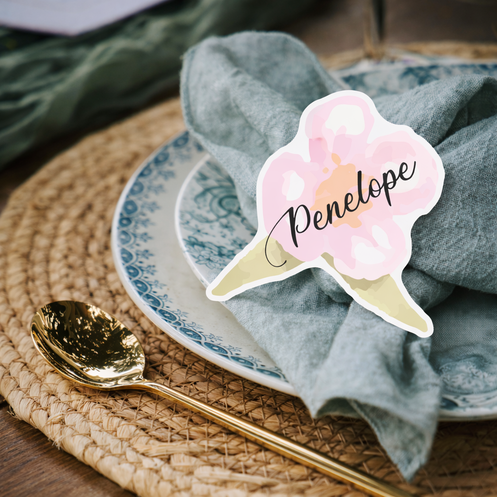 Personalized Wedding Place Cards | Semi-Custom Print | Signature Design 20