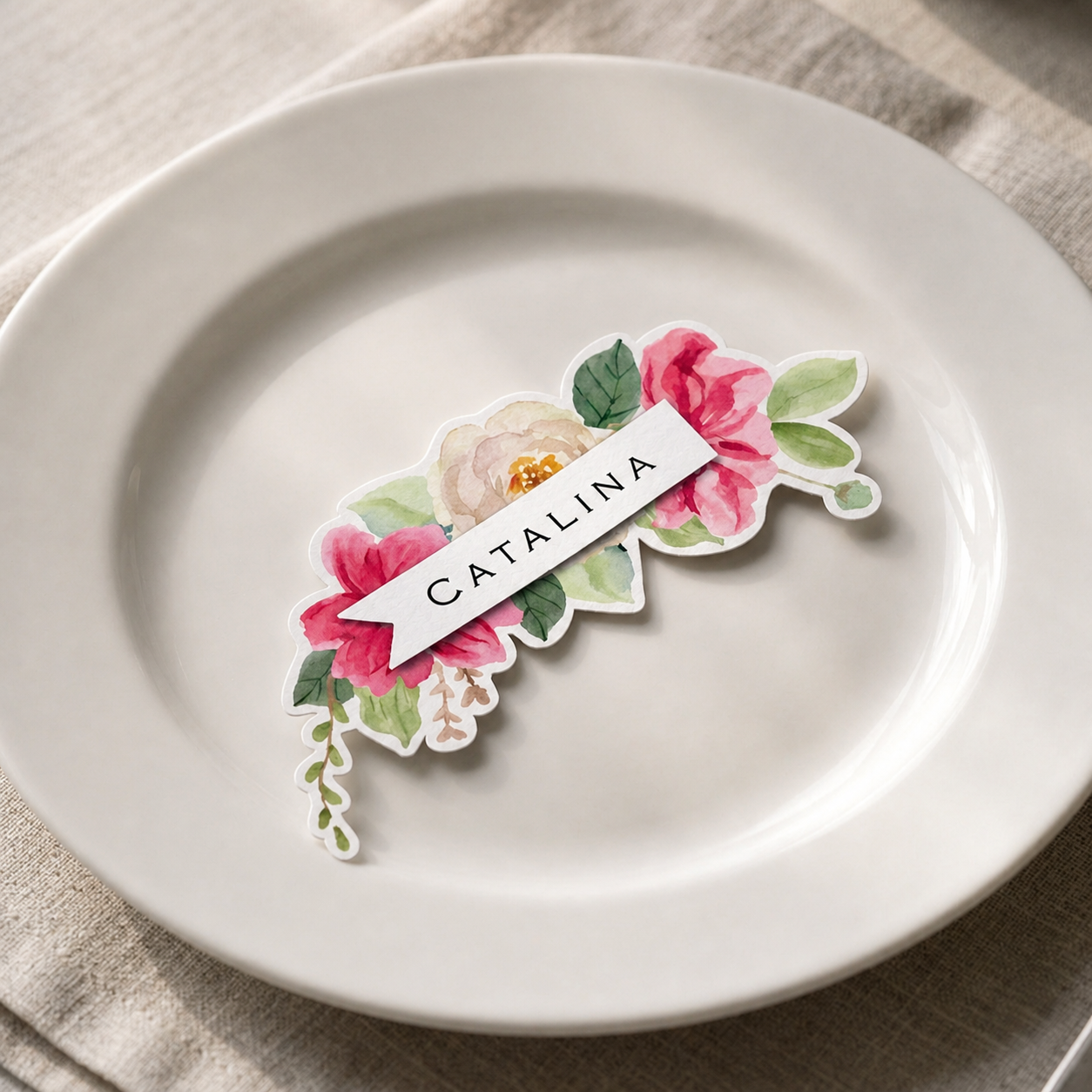Personalized Wedding Place Cards | Semi-Custom Print | Signature Design 71