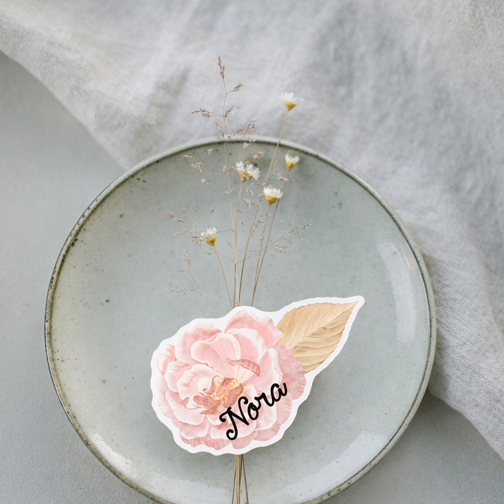 Personalized Wedding Place Cards | Semi-Custom Print | Signature Design 22