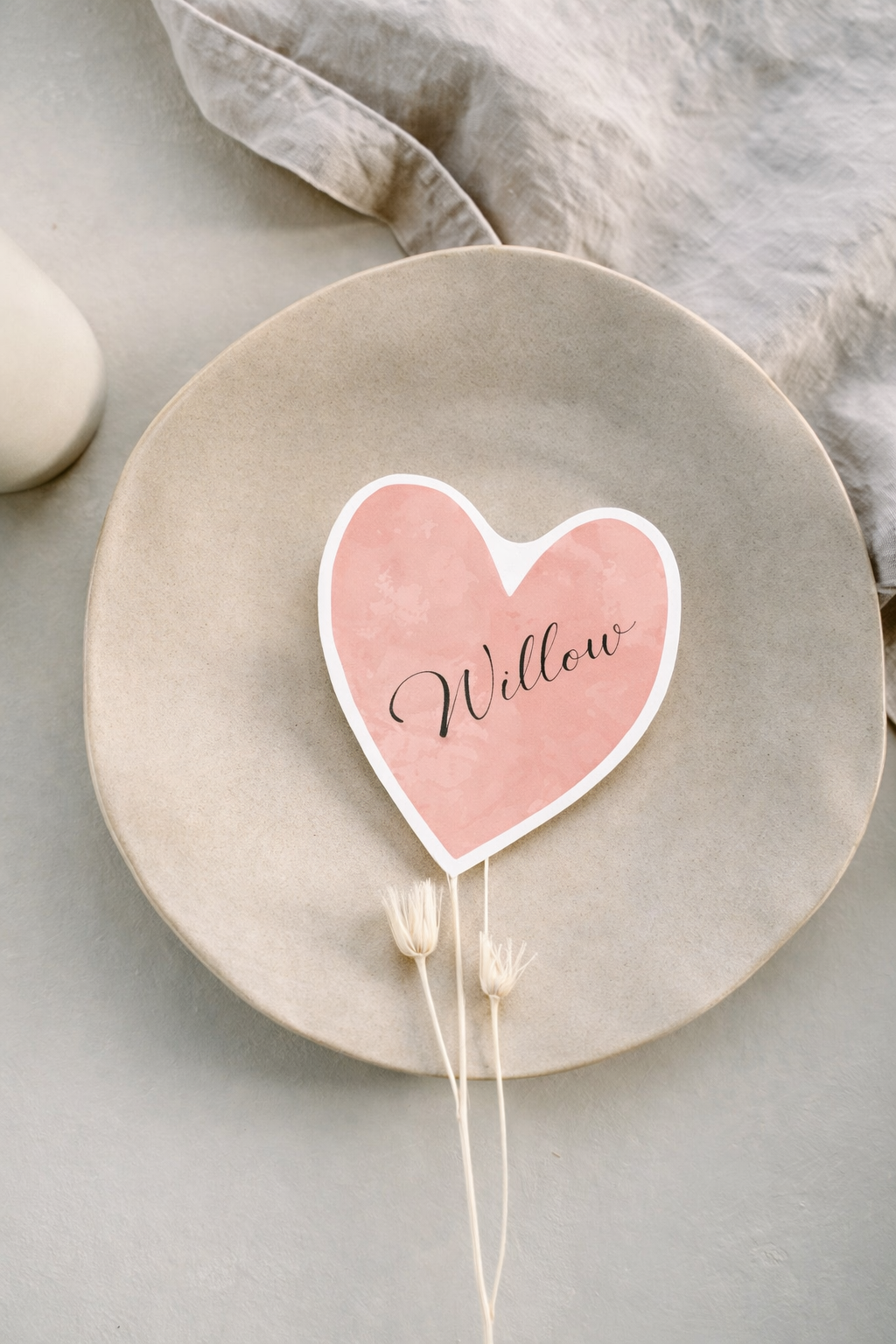 Personalized Wedding Place Cards | Semi-Custom Print | Signature Design 26