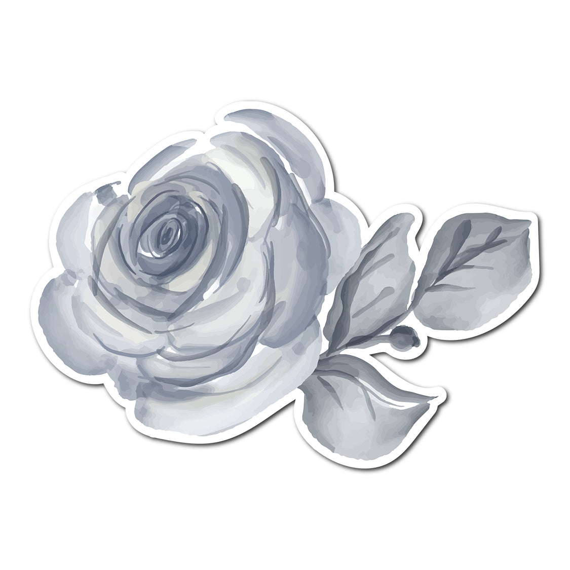 Free Watercolor Floral Place Card Accent PNG | Print-and-Cut Wedding Template - Design 40