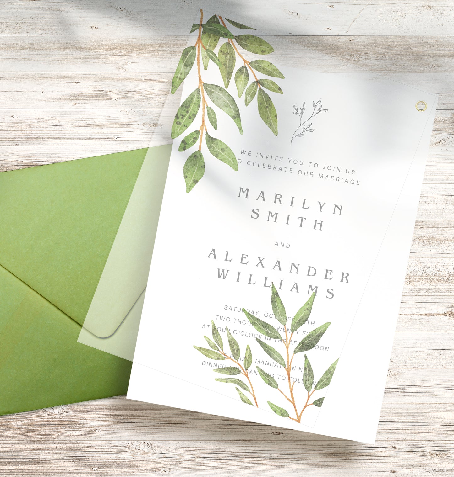 Free Garden-Inspired Vellum Overlay Template | Print-and-Cut PNG & Printable PDF - Design 4