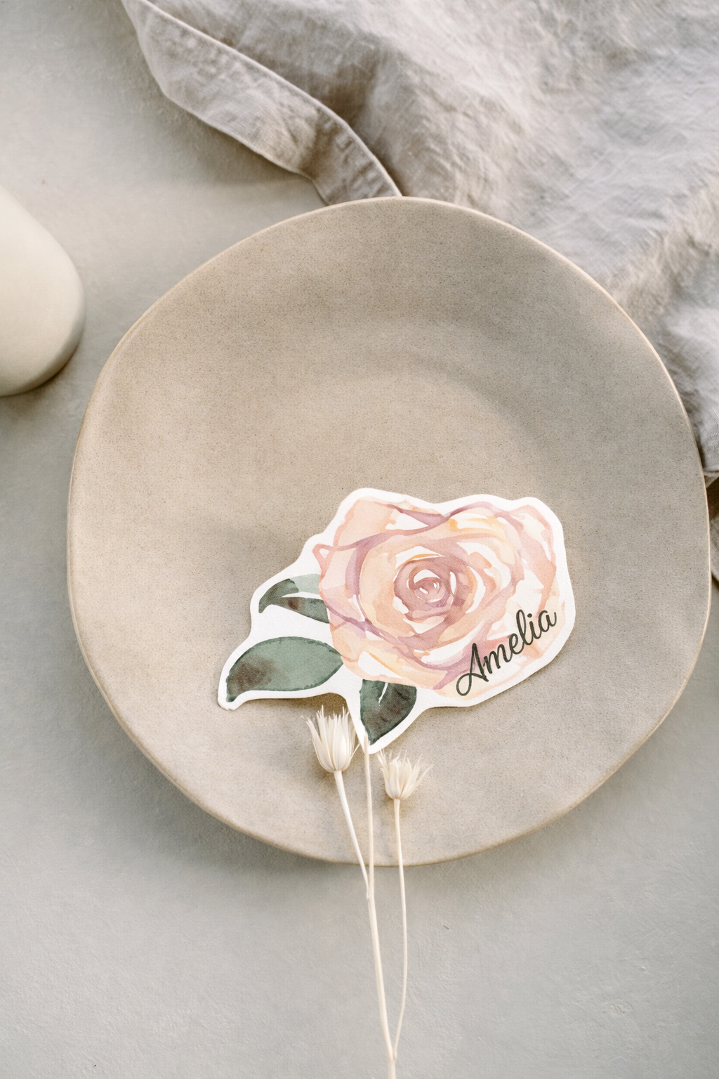 Personalized Wedding Place Cards | Semi-Custom Print | Signature Design 6
