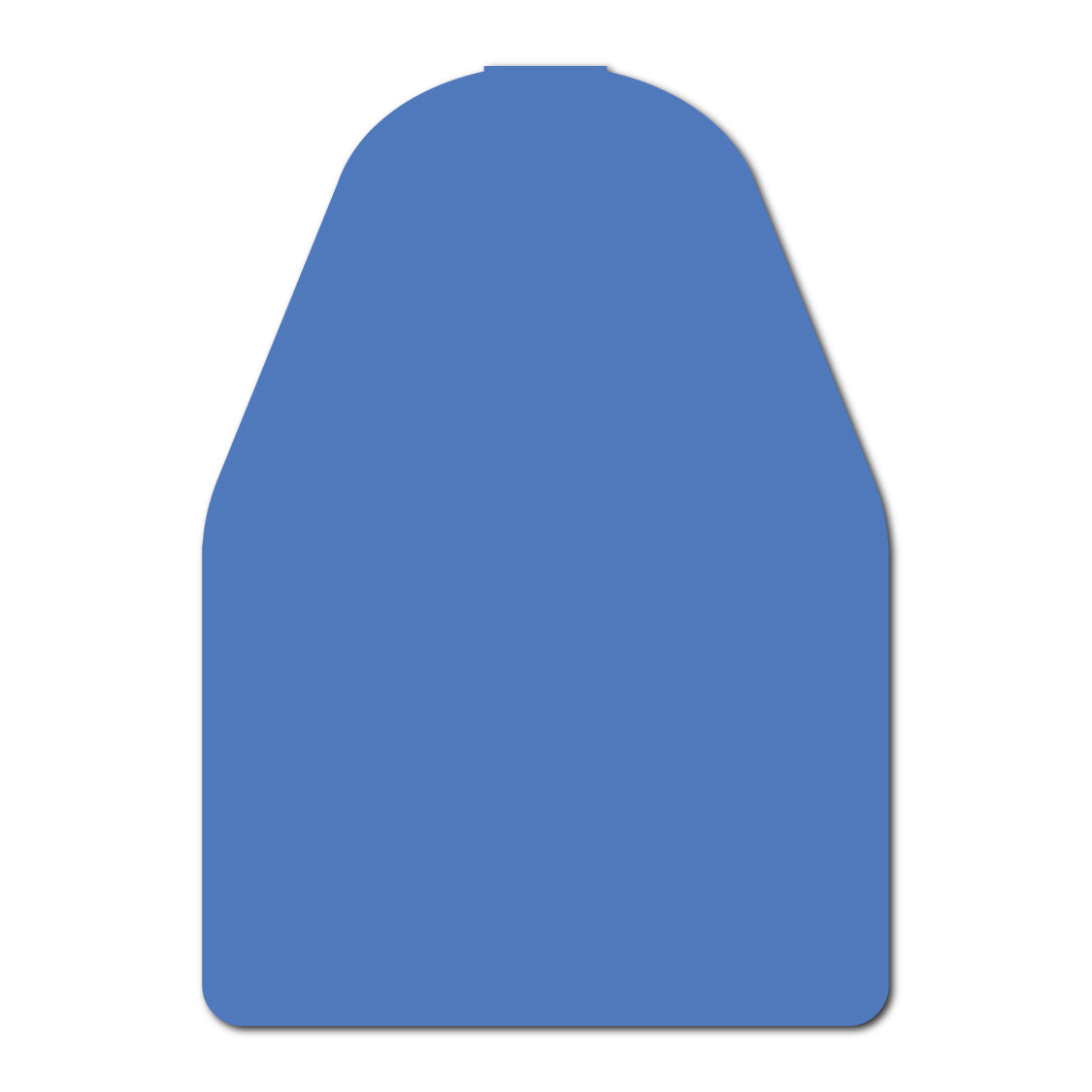 Shaped Folded Wedding Place Card SVG | Tent Place Card Template - Shape 6