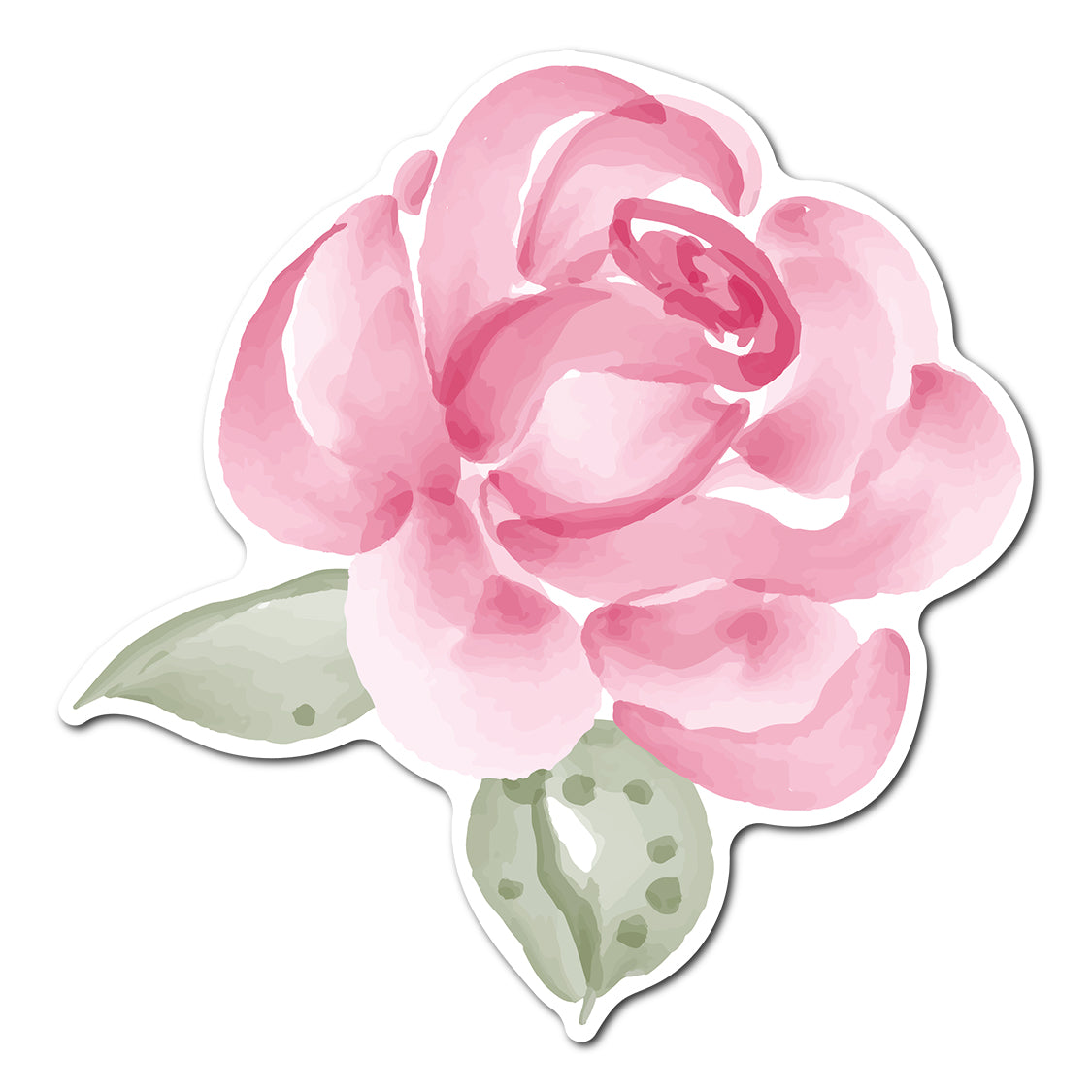 Free Watercolor Floral Place Card Accent PNG | Print-and-Cut Wedding Template - Design 7