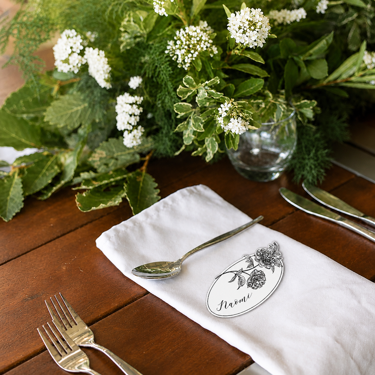 Personalized Wedding Place Cards | Semi-Custom Print | Signature Design 58
