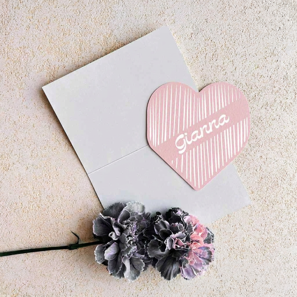 Personalized Wedding Place Cards | Semi-Custom White Ink Print | Signature Design 108
