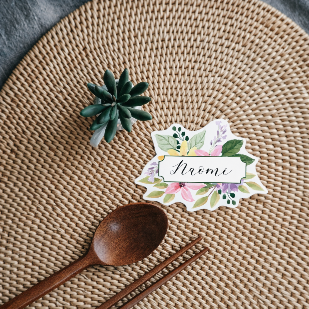 Personalized Wedding Place Cards | Semi-Custom Print | Signature Design 9