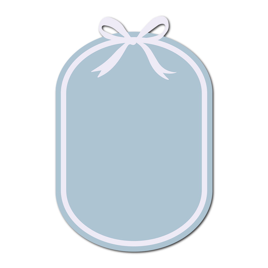 Coquette Bow Wedding Card | SVG Template - Shape 1