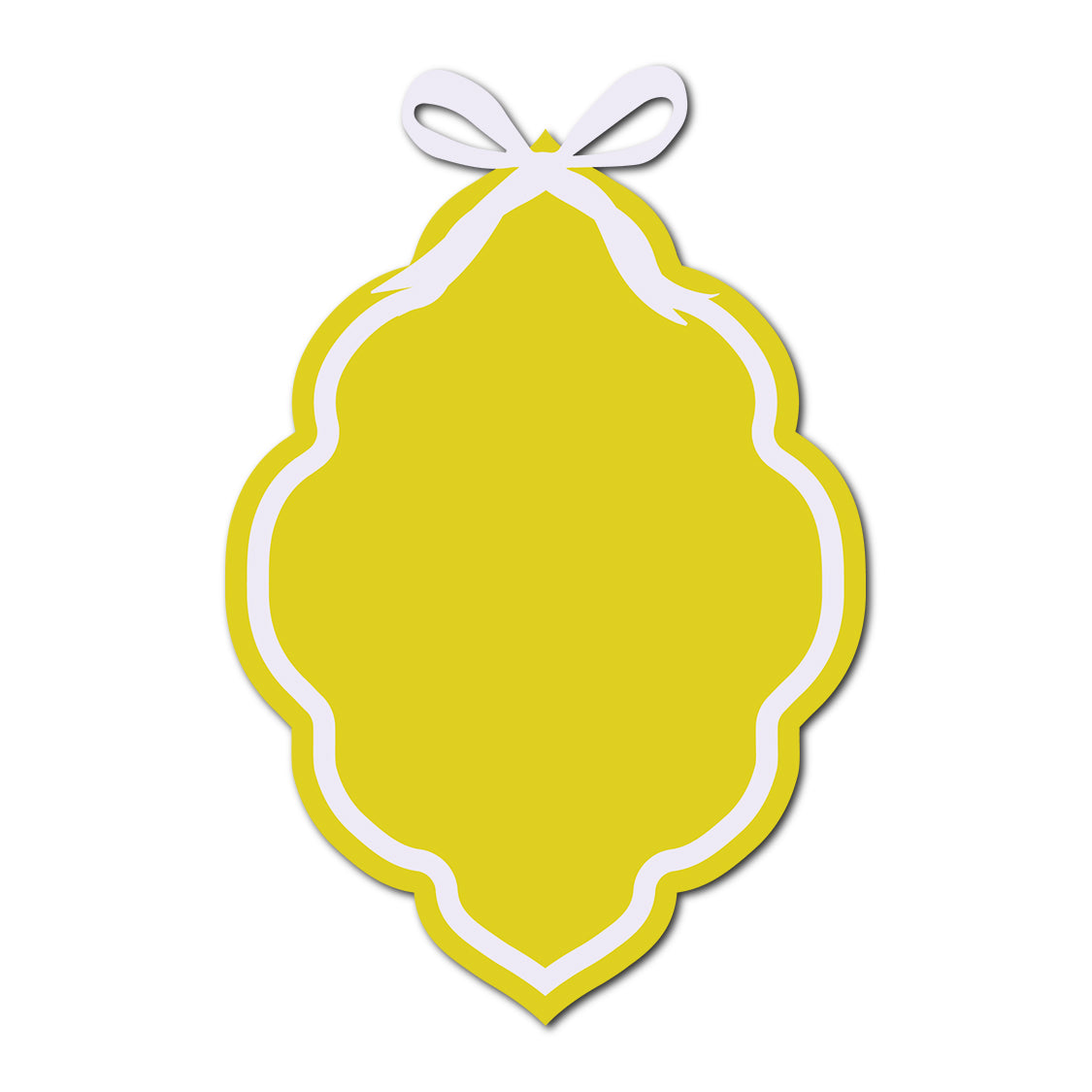 Coquette Bow Wedding Card | SVG Template - Shape 20