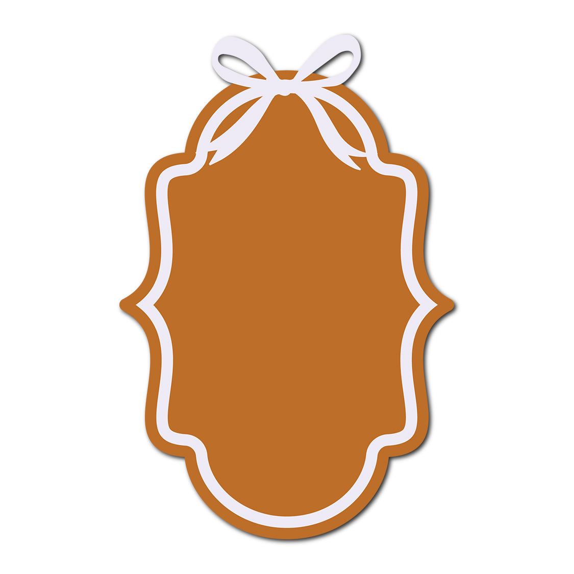 Coquette Bow Wedding Card | SVG Template - Shape 23