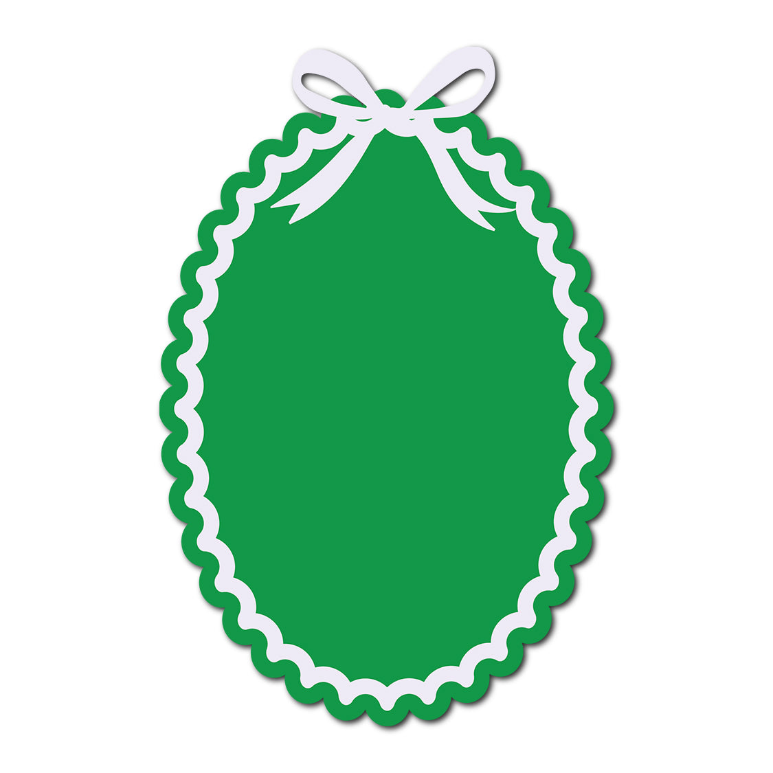 Coquette Bow Wedding Card | SVG Template - Shape 3