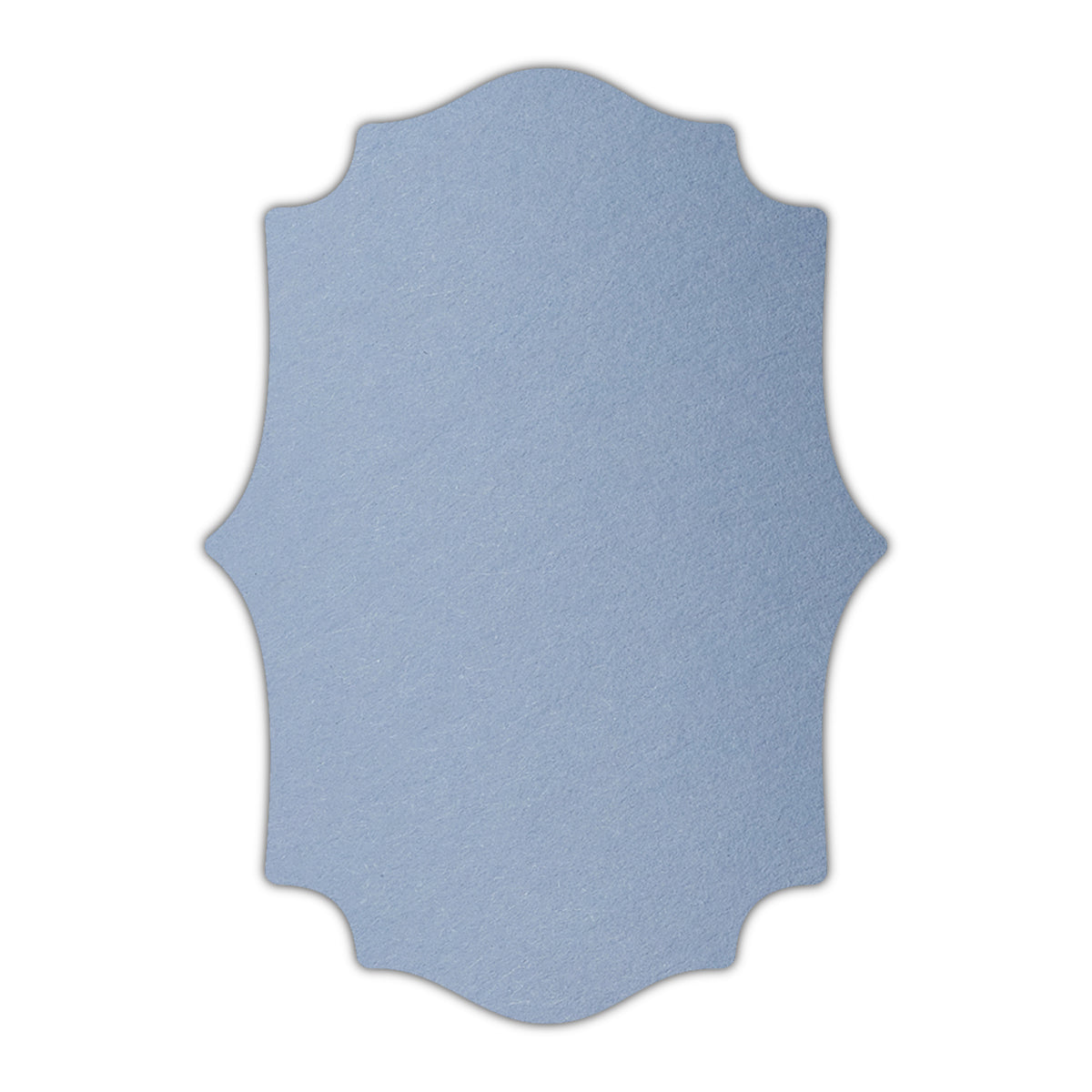 CMYK Print on Azure Blue Cardstock | Shape P10 | 4.25" x 5.5"