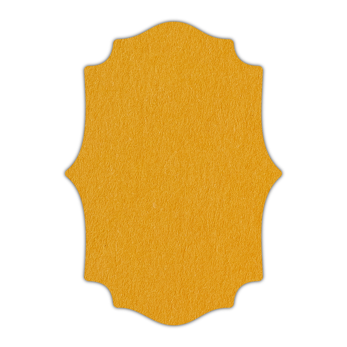 CMYK Print on Citrine Cardstock | Shape P10 | 2.5" x 3.5"