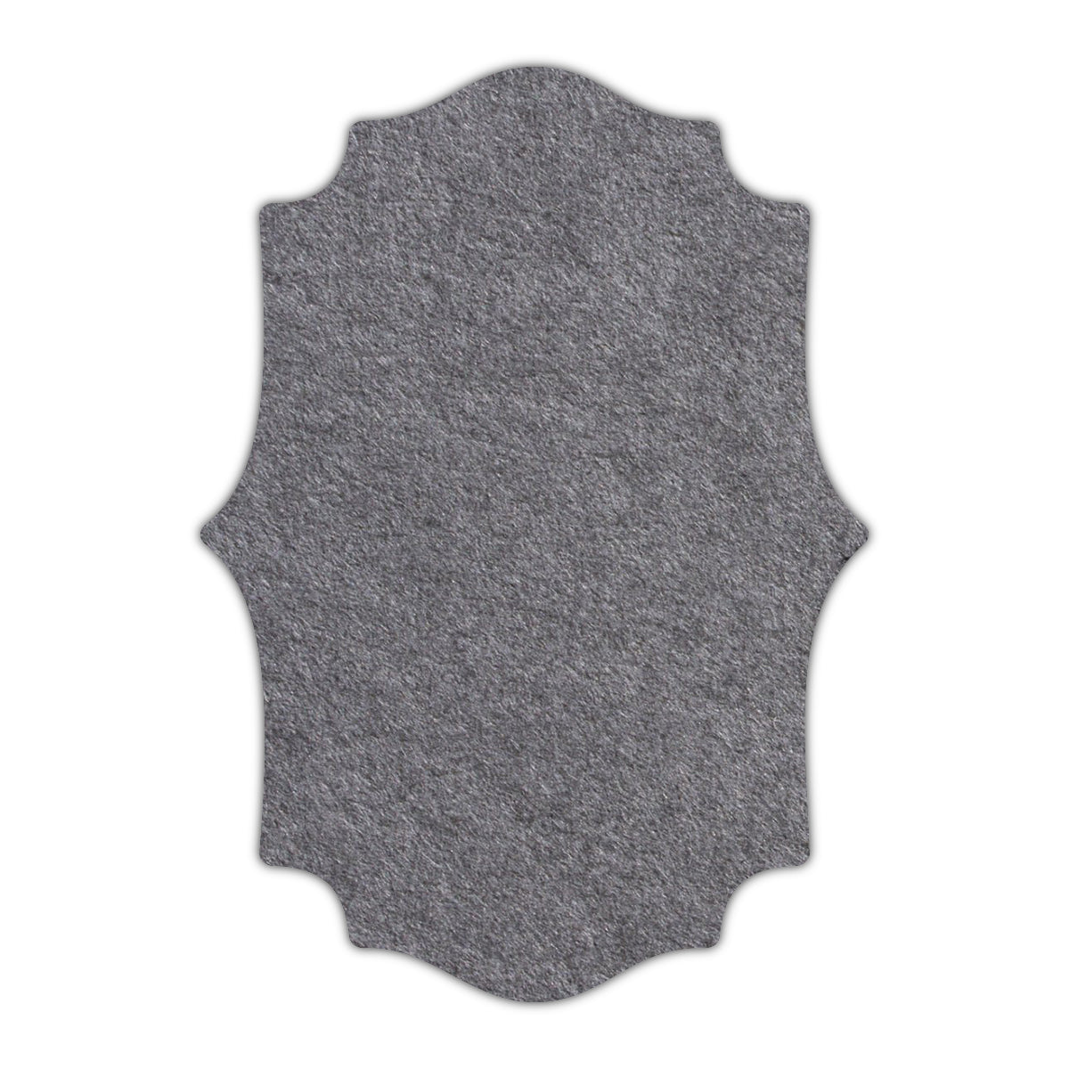 CMYK Print on Cobblestone Gray Cardstock | Shape P10 | 6" x 9"