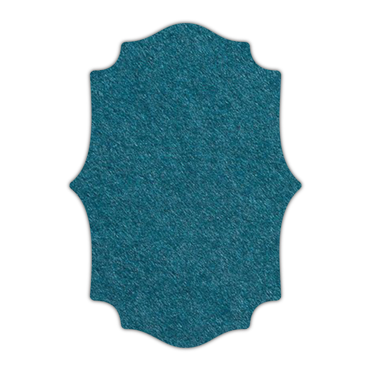 CMYK Print on Dark Teal Blue Cardstock | Shape P10 | 12" x 18"