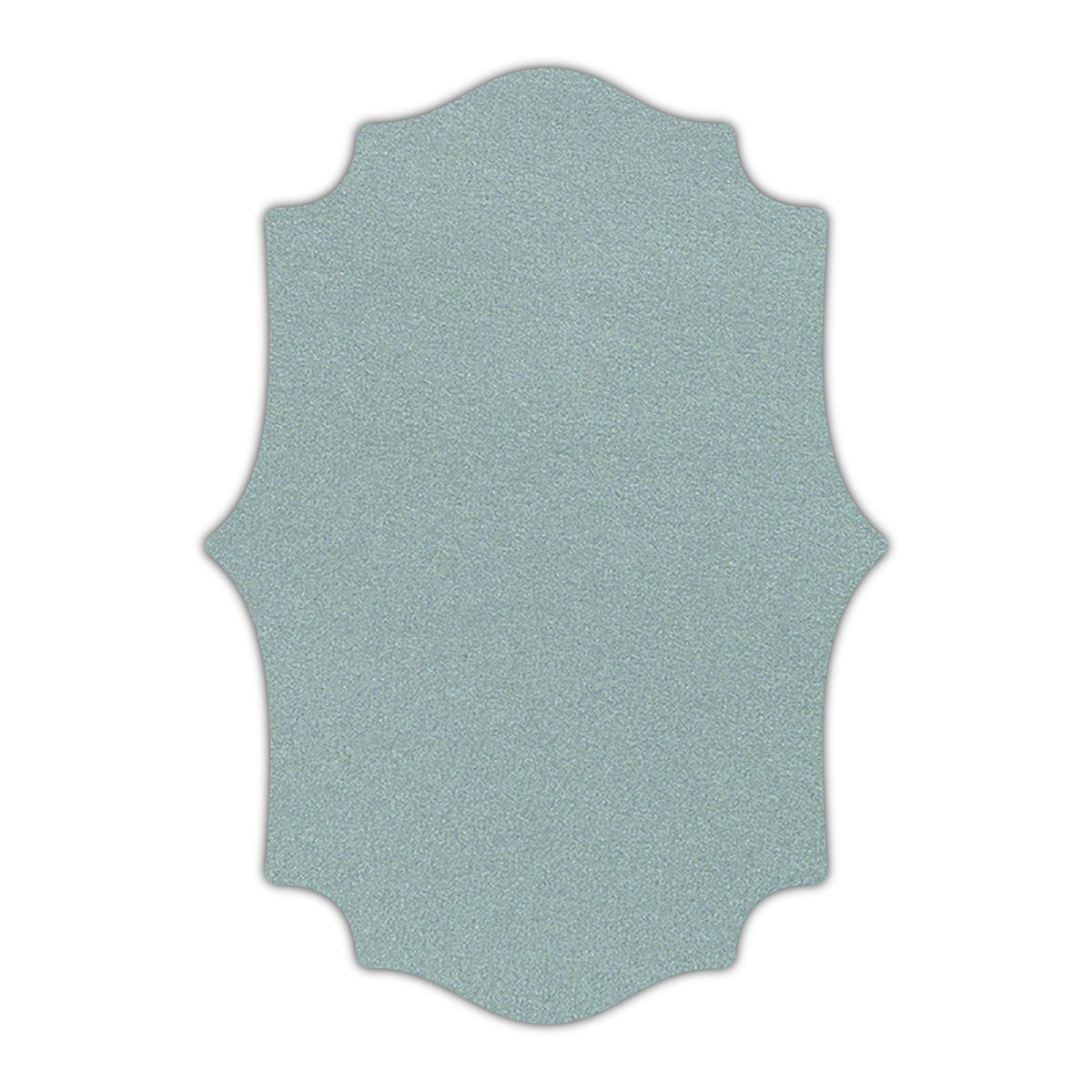 CMYK Print on Shimmer Galvanised Cardstock | Shape P10 | 3" x 5"