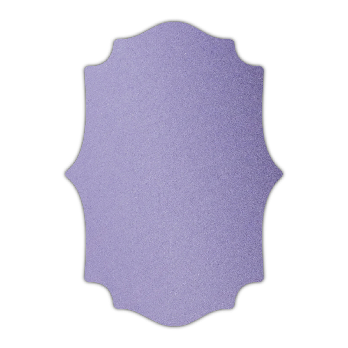 CMYK Print on Lavender Cardstock | Shape P10 | 3" x 4"