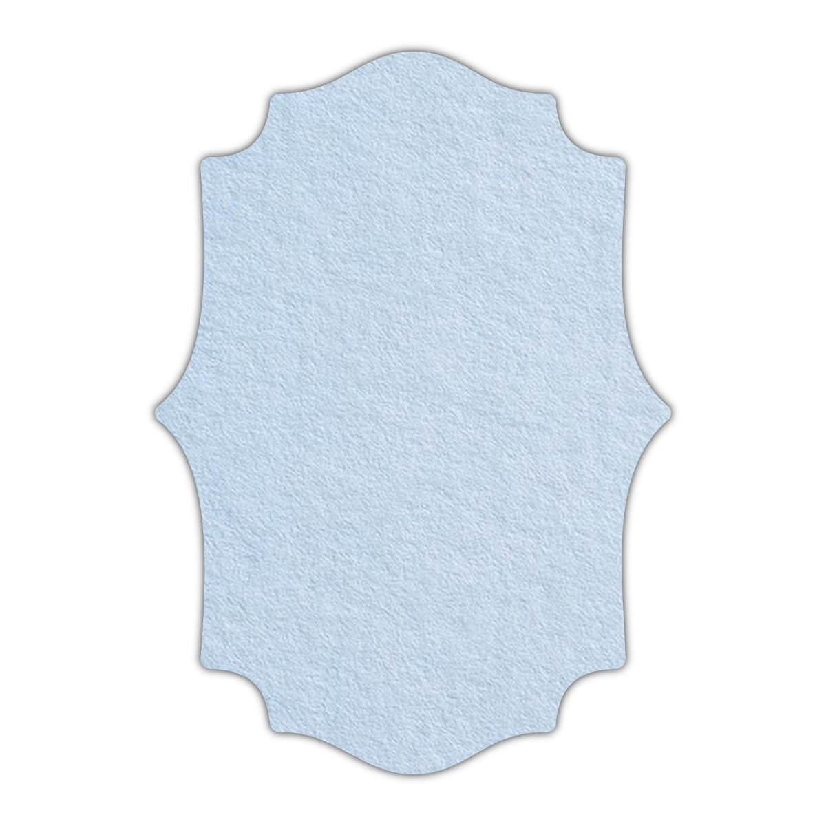 CMYK Print on Light Sky Blue Cardstock | Shape P10 | 5.5" x 8.5"