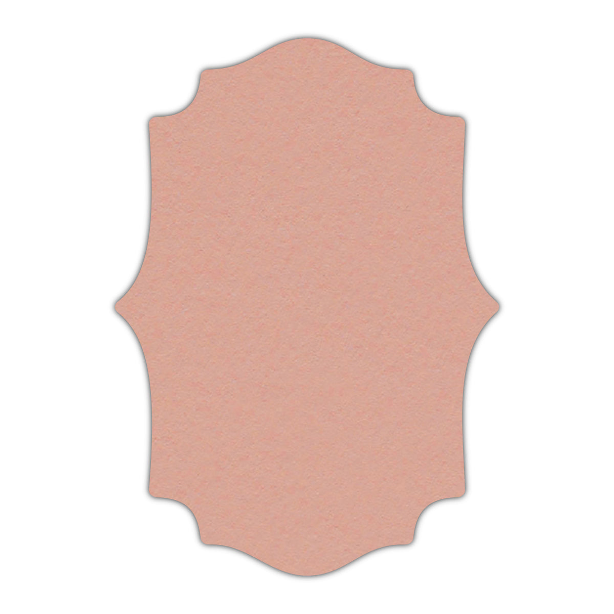 CMYK Print on Old Rose Cardstock | Shape P10 | 6" x 9"