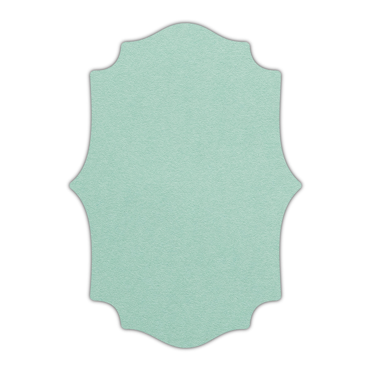 CMYK Print on Park Green Cardstock | Shape P10 | 3.5" x 5"