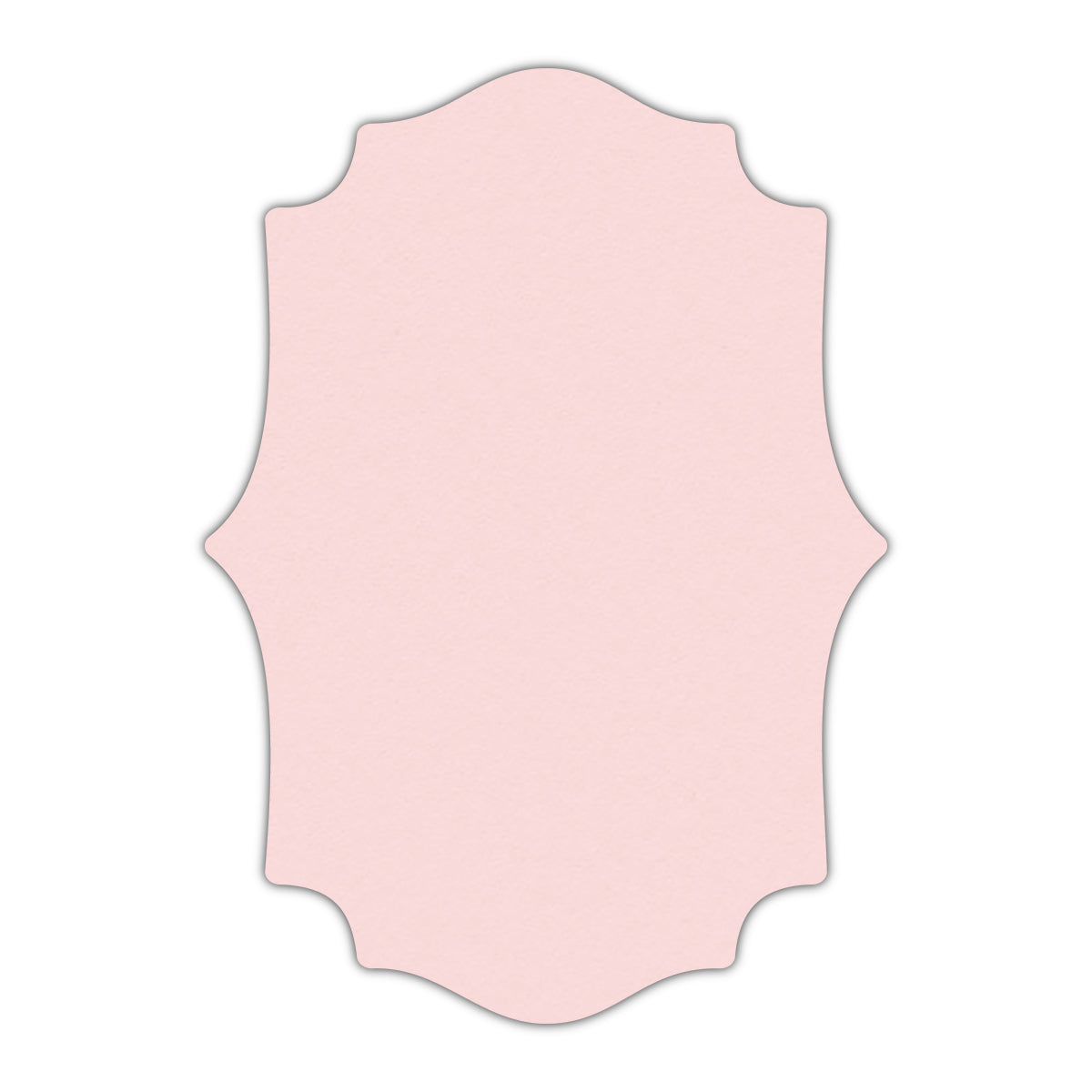 CMYK Print on Pastel Pink Cardstock | Shape P10 | 11" x 17"