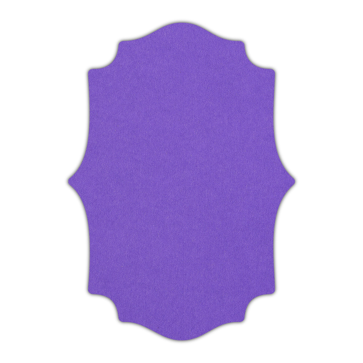 CMYK Print on Purple Cardstock | Shape P10 | 11" x 14"