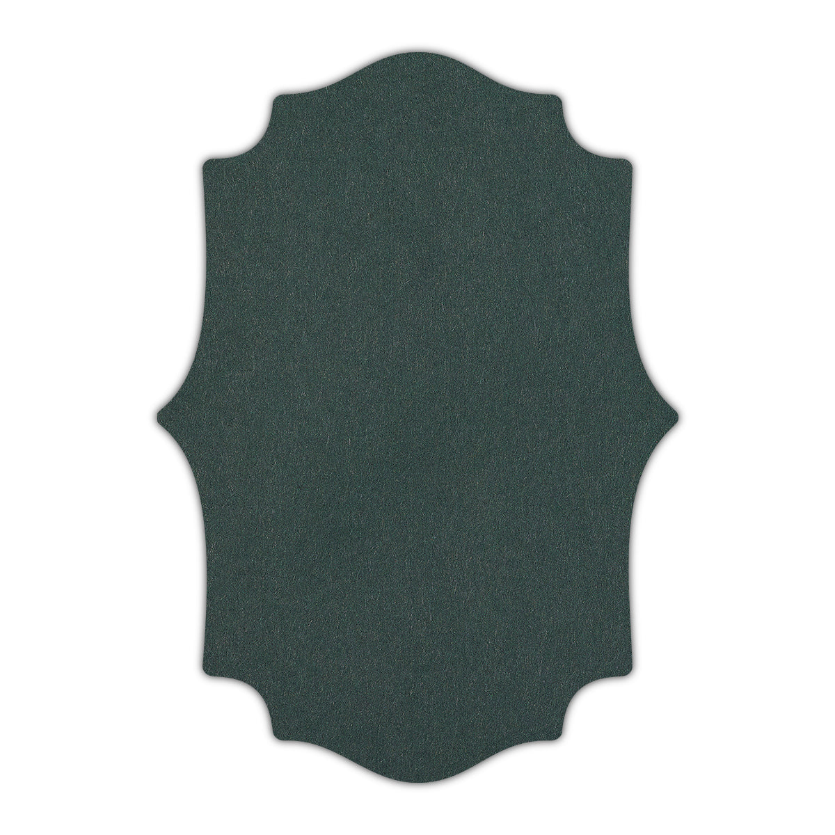 CMYK Print on Racing Green Cardstock | Shape P10 | 12" x 18"