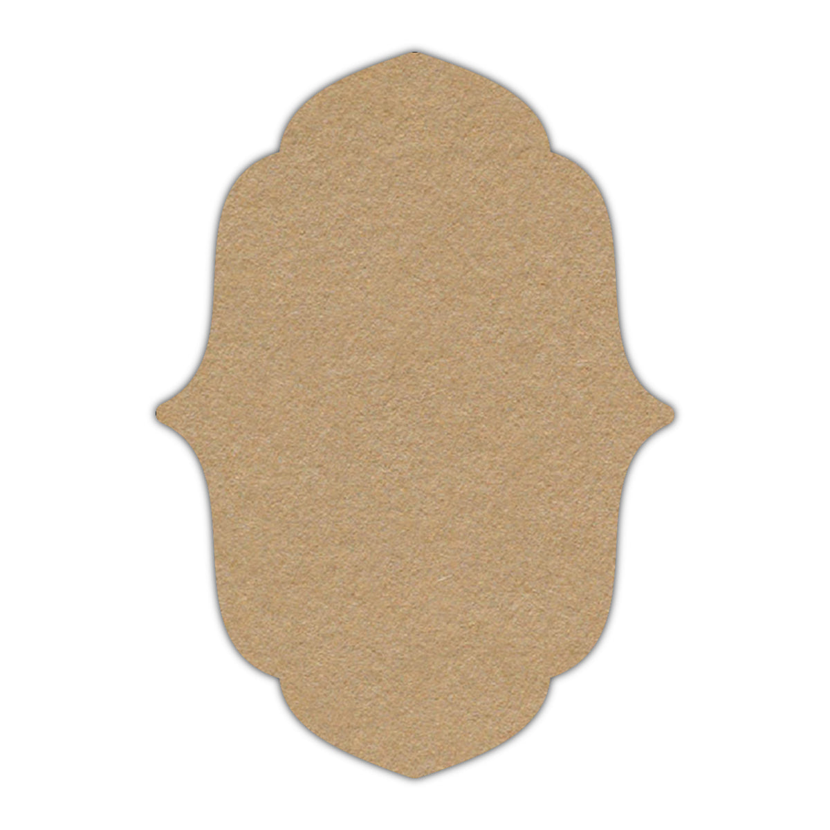 CMYK Print on Camel Cardstock | Shape P11 | 3.5" x 5"