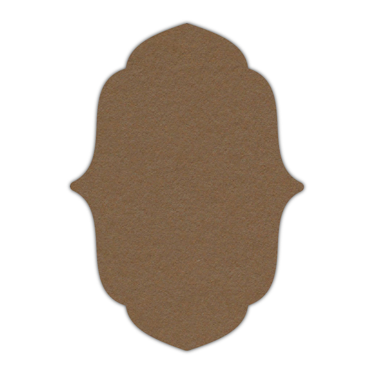 CMYK Print on Cappuccino Cardstock | Shape P11 | 11" x 14"