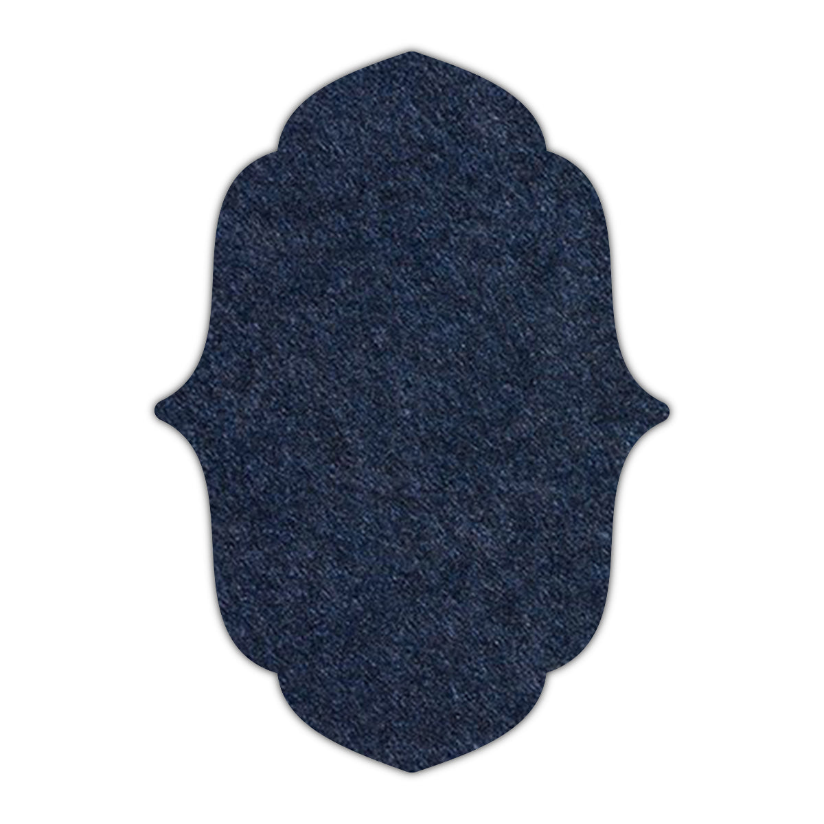 CMYK Print on Dark Navy Blue Cardstock | Shape P11 | 12" x 18"