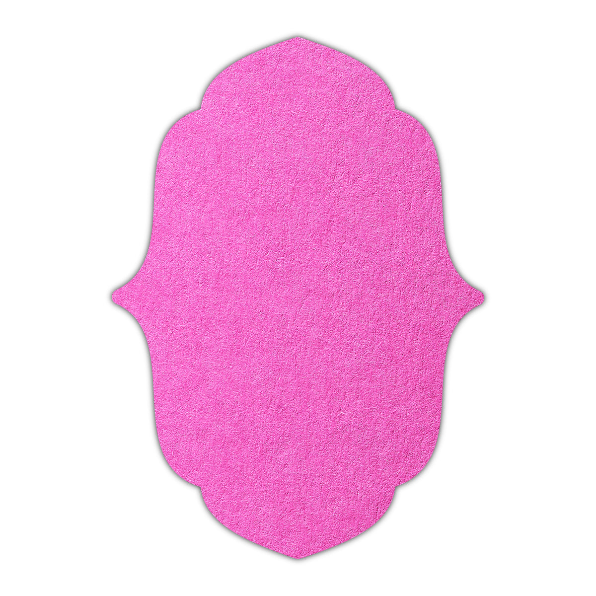 CMYK Print on Fuchsia Pink Cardstock | Shape P11 | 3" x 4"