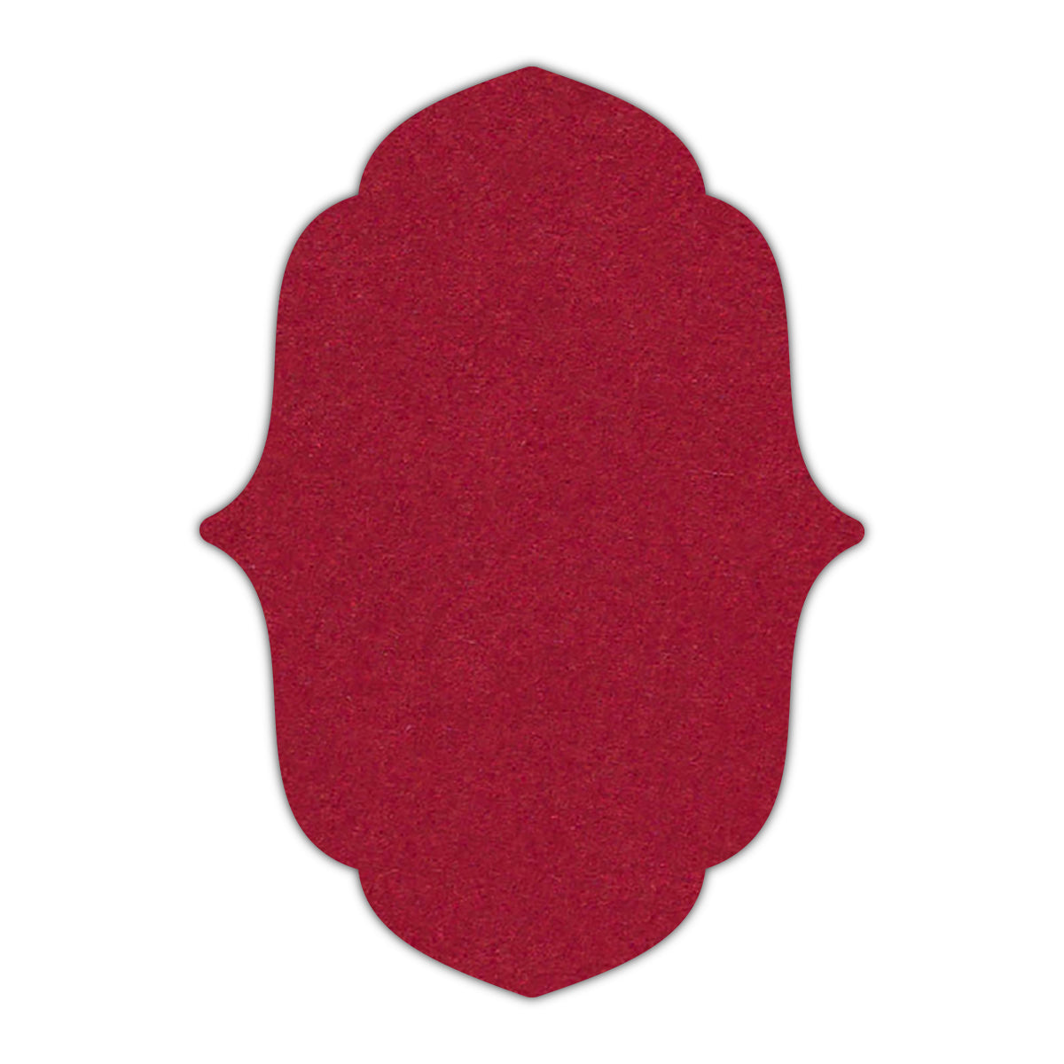 CMYK Print on Guardsman Red Cardstock | Shape P11 | 11" x 14"