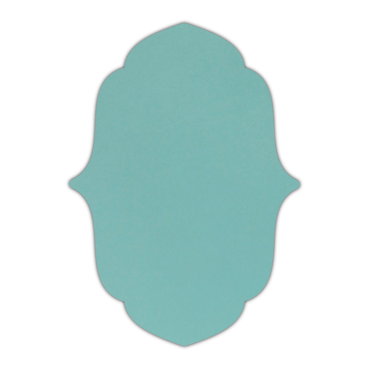 CMYK Print on Shimmer Lagoon Cardstock | Shape P11 | 6" x 9"