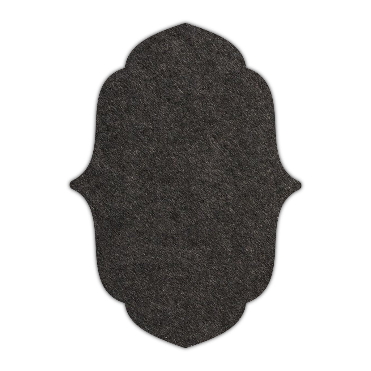CMYK Print on Licorice Black Cardstock | Shape P11 | 2" x 3.5"