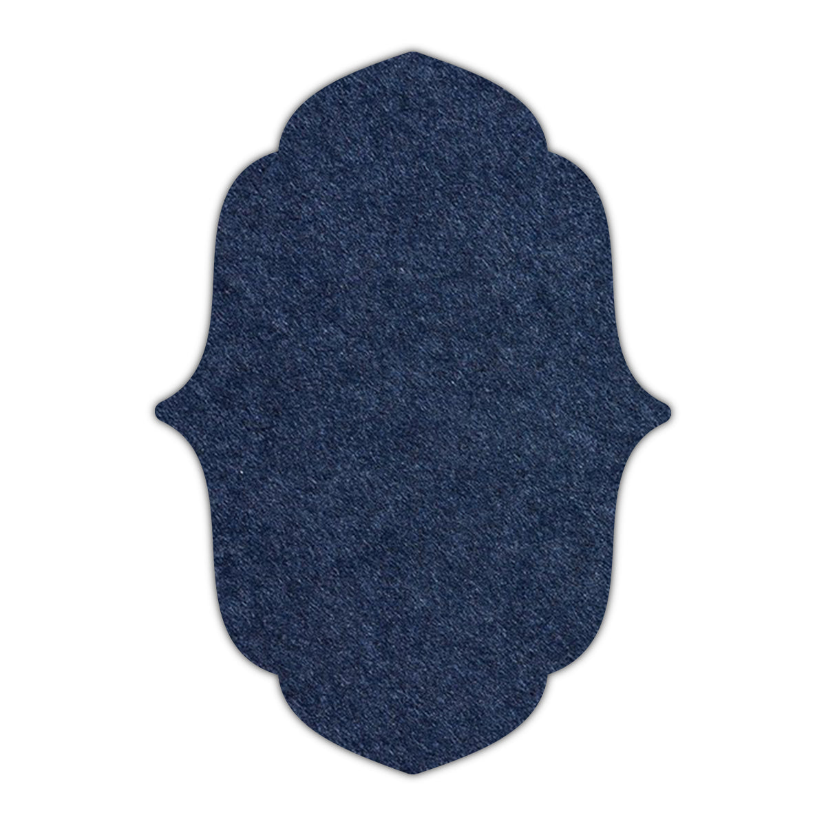 CMYK Print on Midnight Blue Cardstock | Shape P11 | 3" x 5"