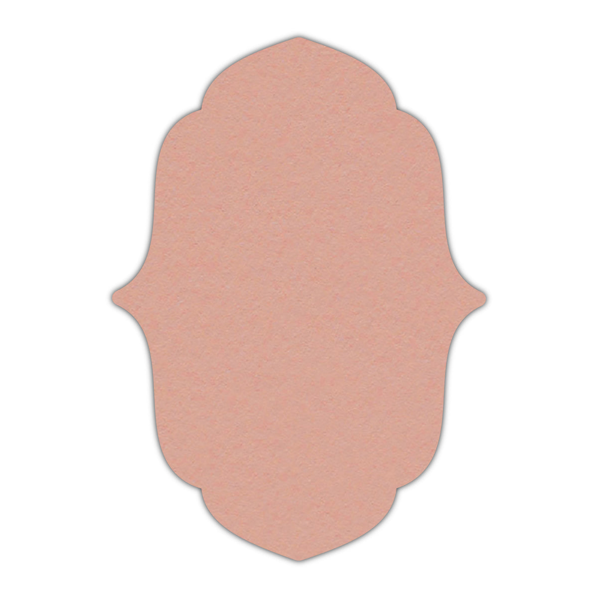 CMYK Print on Old Rose Cardstock | Shape P11 | 6" x 9"