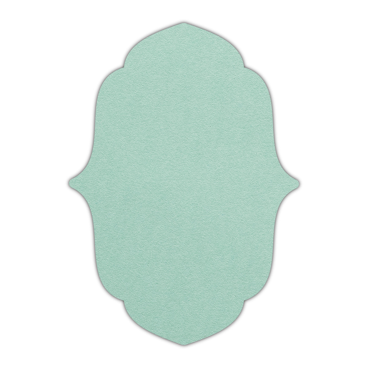 CMYK Print on Park Green Cardstock | Shape P11 | 6" x 9"