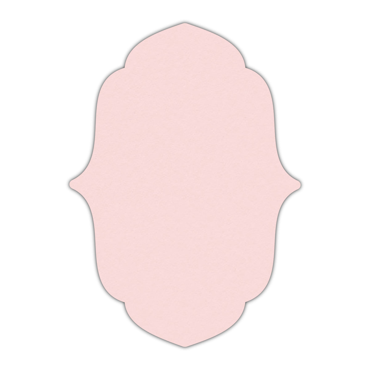 CMYK Print on Pastel Pink Cardstock | Shape P11 | 12" x 18"