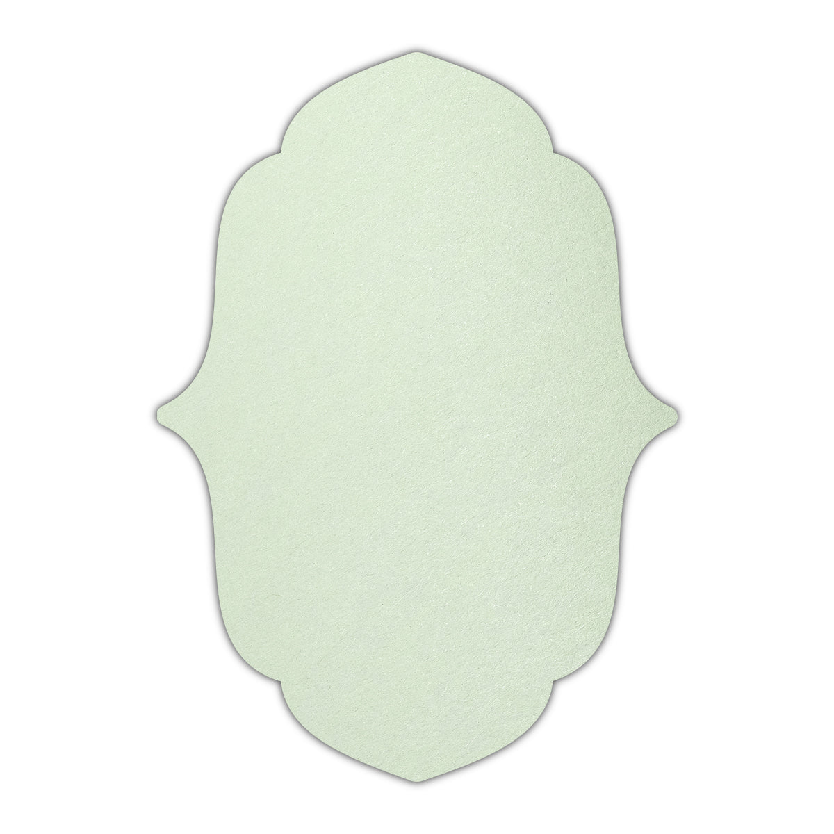 CMYK Print on Pistachio Cardstock | Shape P11 | 12" x 18"