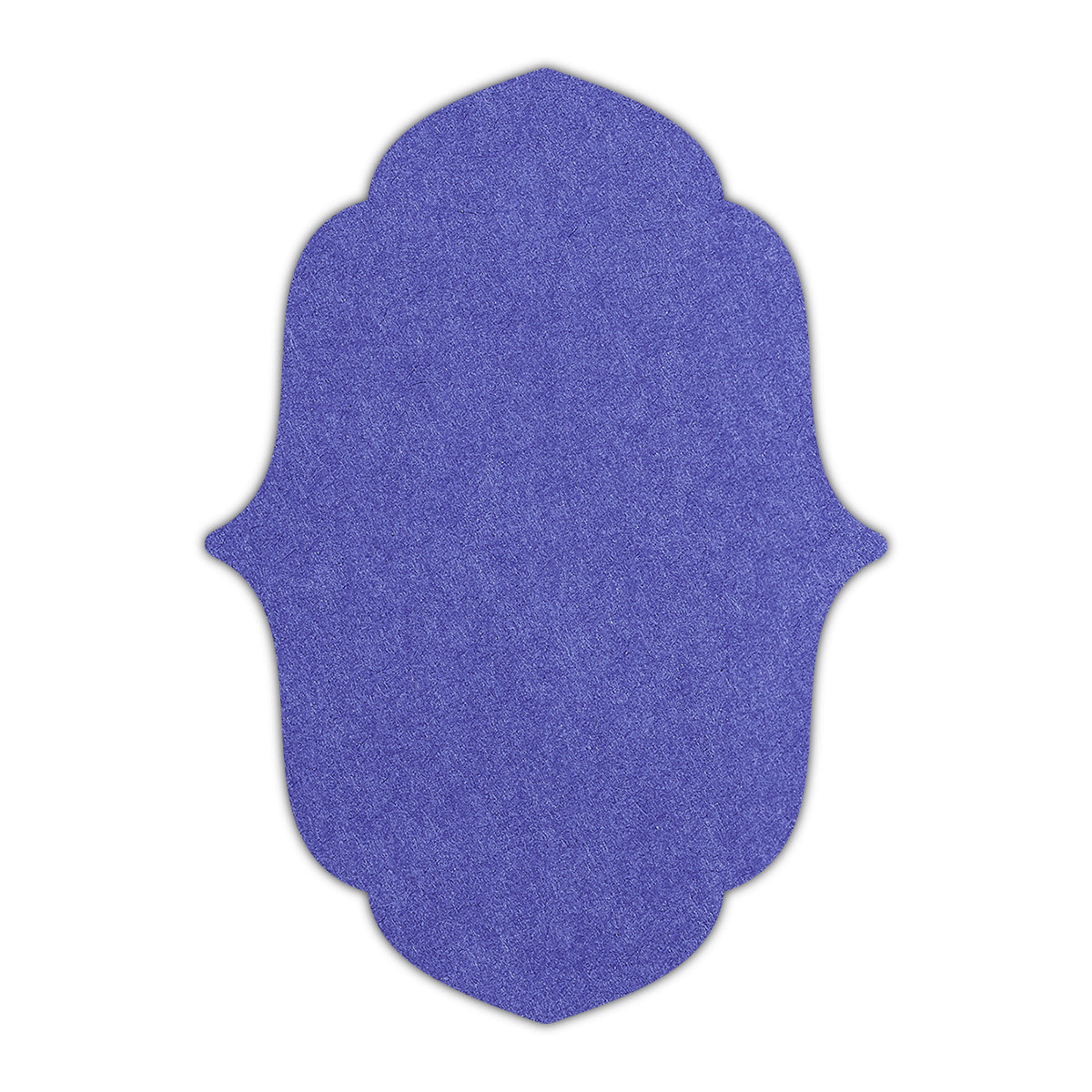 CMYK Print on Royal Blue Cardstock | Shape P11 | 5.5" x 8.5"