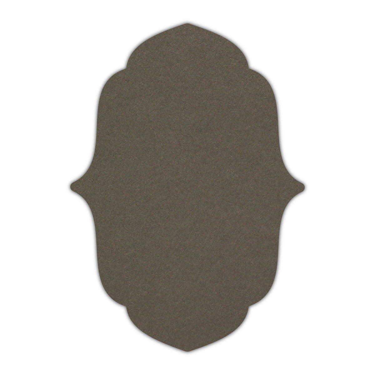 CMYK Print on Sombre Grey Cardstock | Shape P11 | 12" x 18"